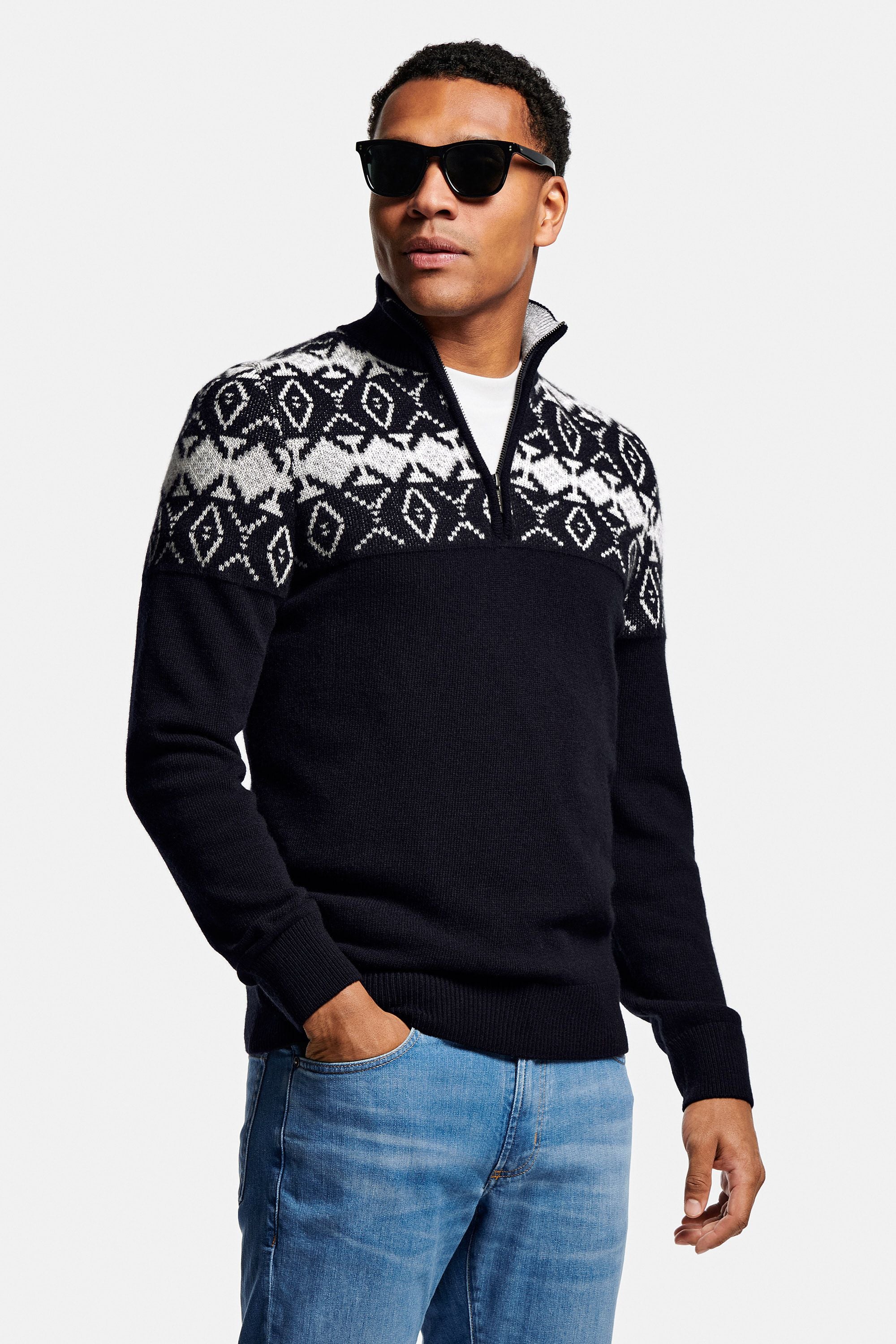 Slaloms * The Retro Zip Pullover