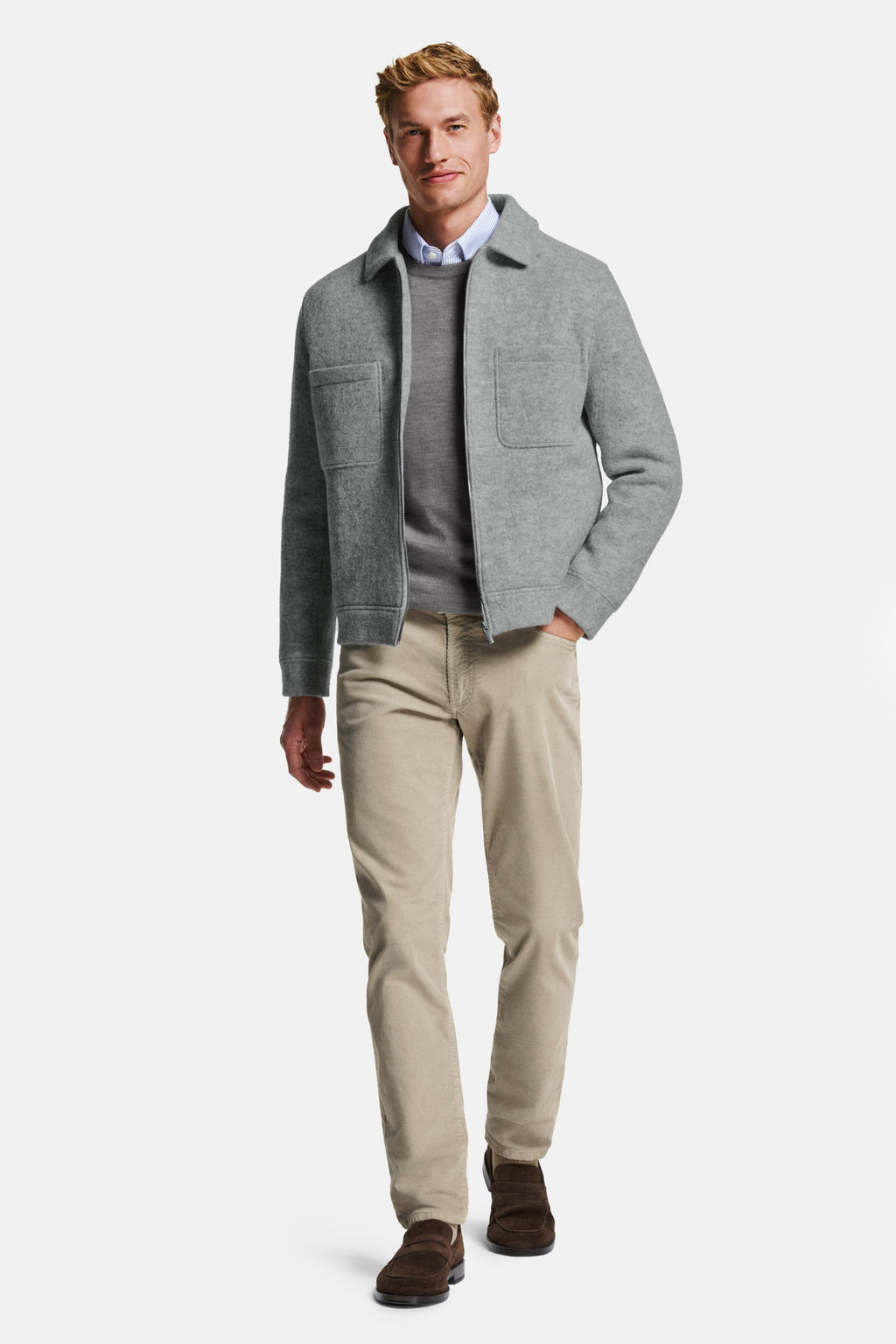 Oysters * The Wool Zip Shacket