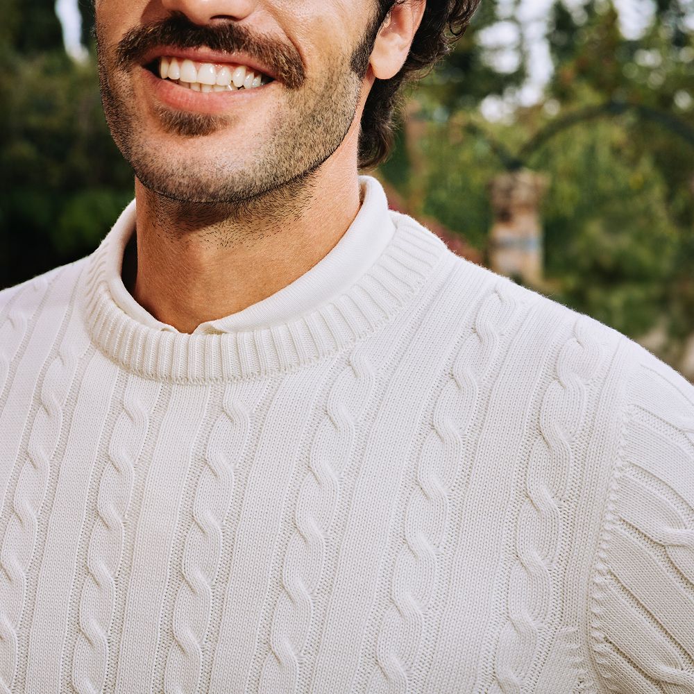 Oysters * The Cable Knit Pullover