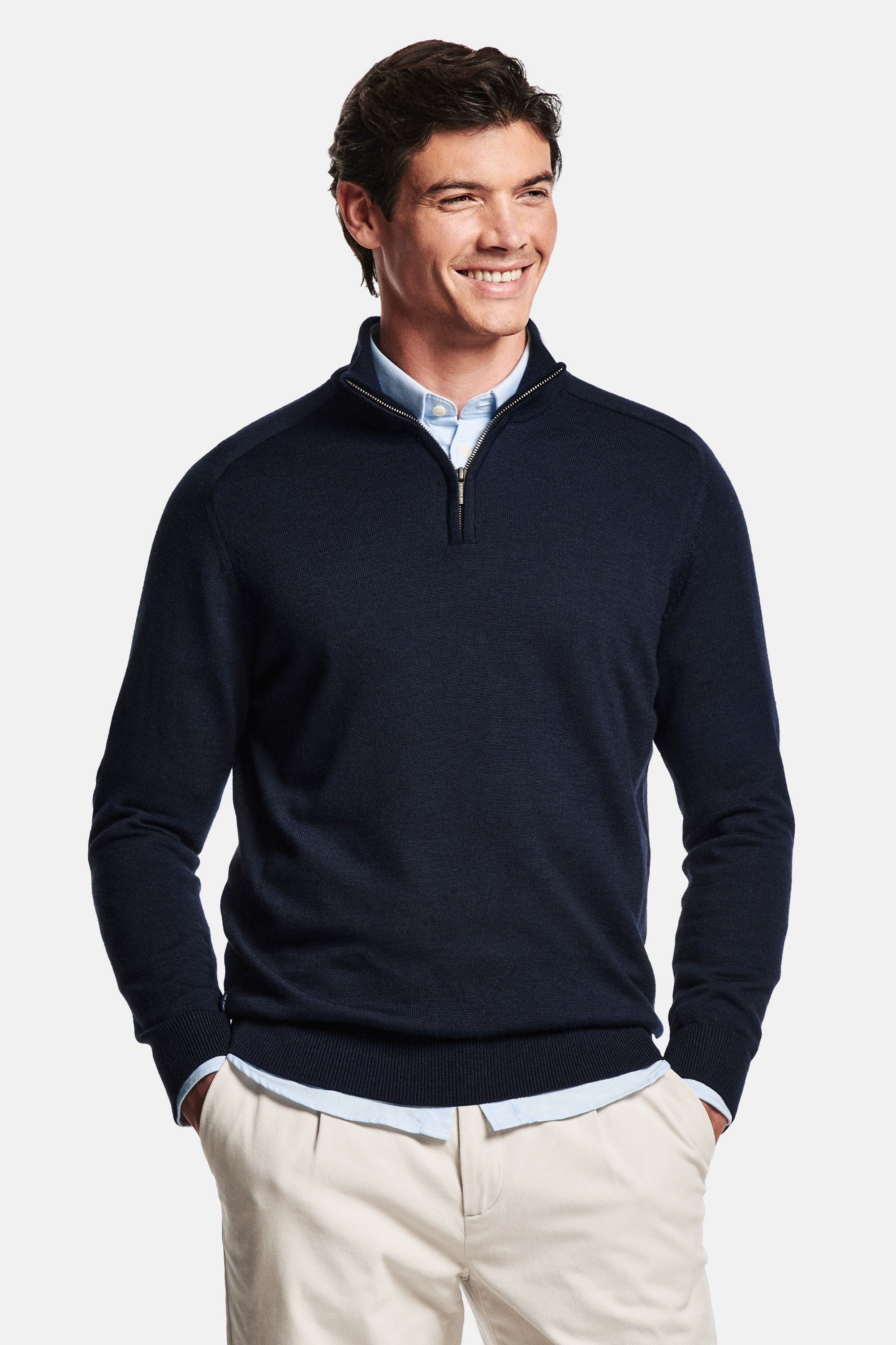Deeps * The Merino Zip Pullover