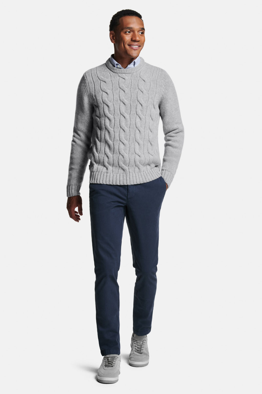 Oysters * The Cable Knit Pullover