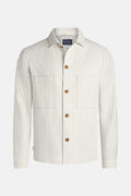 Coconuts Pinstripe * The Linen Shacket